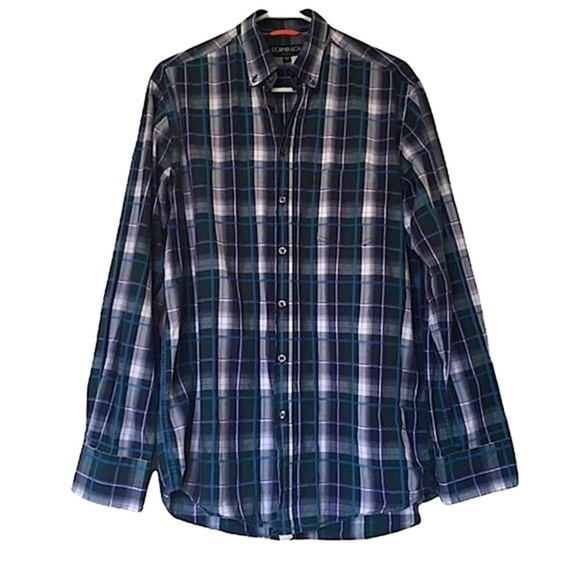 Dornbusch Other - Dornbusch Men’s Long Sleeve Plaid Button Down Shirt